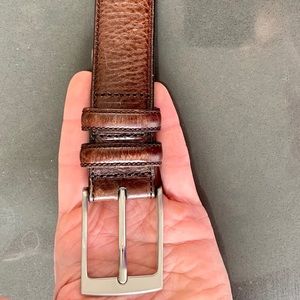 Perry Ellis Cowhide Brown Belt - Men’s